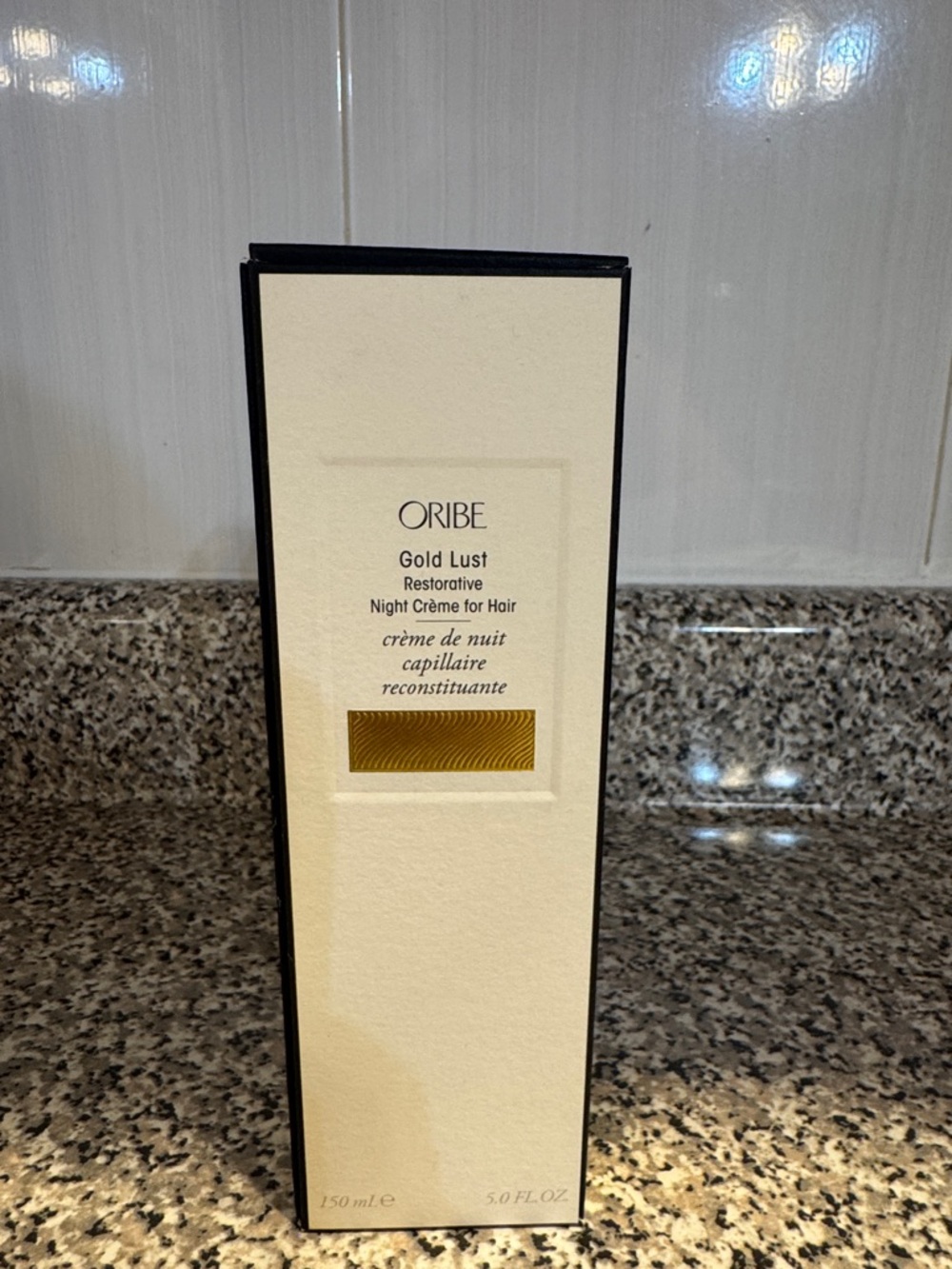 Oribe Gold Lust Night Crème - Cream & Gold Packaging